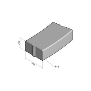 Highway 400x200 | L-785 | Radius External | 4m | Bullnose | VB