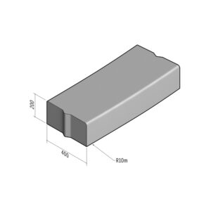 Highway 400x200 | L-980 | Radius External | 10m | Bullnose | VB