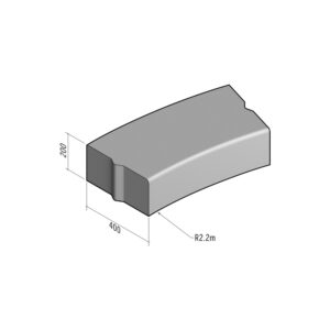 Highway 400x200 | L-690 | Radius Internal | 2.2m | Bullnose | VB
