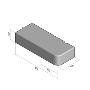 Highway 400x200 | L-1000 | Platform Return | Right | Bullnose | VB