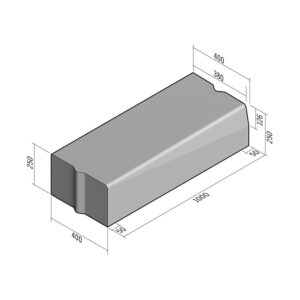 Highway 400x200 | L-1000 | Transition to 380-400x250 | Bullnose | VBVB