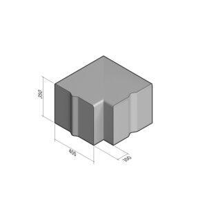 Highway 400x350 | L-100 | Return Corner Internal | 90° | Bullnose | VB
