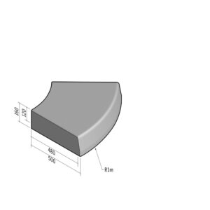 Highway 480-500x160 | L-785 | Radius External | 1m | Half-Battered | SQ