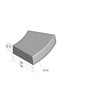 Highway 480-500x160 | L-785 | Radius External | 1.5m | Half-Battered | SQ