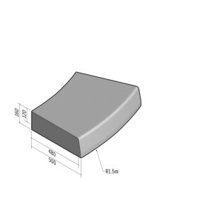 Highway 480-500x160 | L-785 | Radius External | 2m | Half-Battered | SQ
