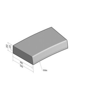 Highway 480-500x160 | L-785 | Radius Internal | 4m | Half-Battered | SQ