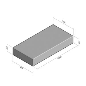 Highway 500x150 | L-1000 | Drop Set Flush | Middle | Flat | SQ