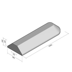 Segregator 115-345x140 | L-1000 | Straight | End | Splay | SQ