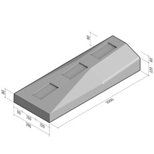 Segregator 150-390x180 | L-1000 | End | Left | Splay | SQ