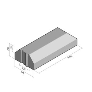 Segregator 220-440x250 | L-1000 | Straight | End | Splay | DVB