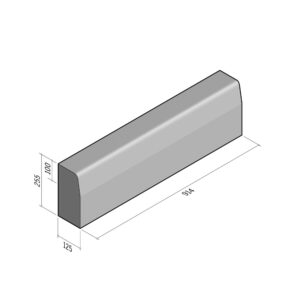 Half-Battered HB2 125x255 | L-914 | Straight | SQ