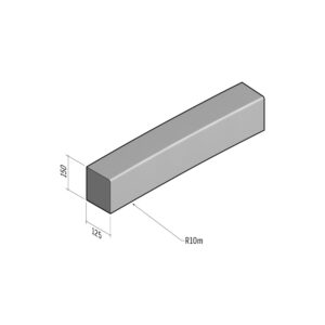 Bullnose BN3 125x150 | L-780 | Radius Internal | 10m | SQ