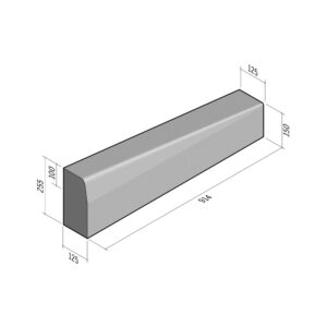 Half-Battered HB2 125x255 | L-914 | Drop Transition to BN3 125x150 | Left | SQ
