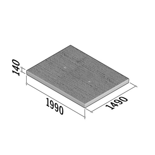 Double XL Standard | Facet Edge | 1990x1490x140