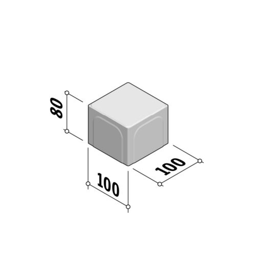 Blocks 100 | 100x100 | 80mm Thick