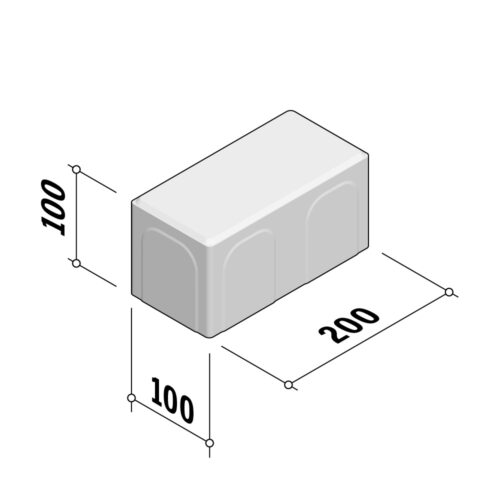 Blocks 100 | 100x200 | 100mm Thick