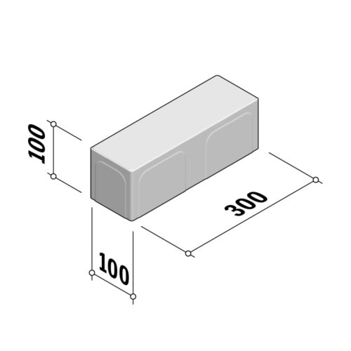 Blocks 100 | 100x300 | 100mm Thick