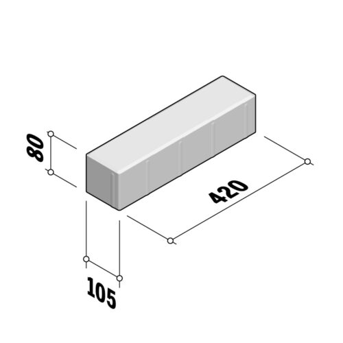 Blocks 105 | 105x420 | 100mm Thick