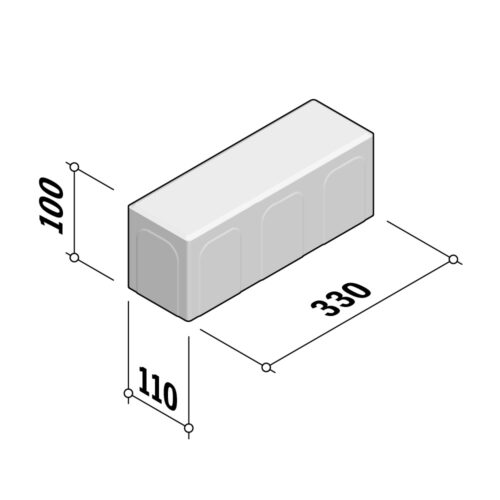 Blocks 110 | 110x330 | 100mm Thick