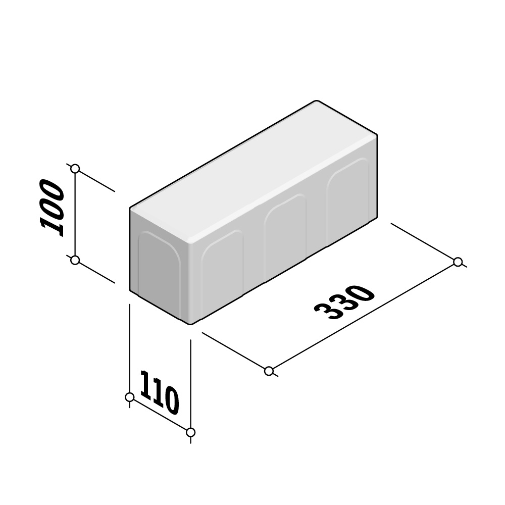 Blocks 110 | 110x330 | 100mm Thick