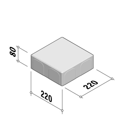 Blocks 110 | 220x220 | 80mm Thick