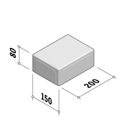 Blocks 150 | 150x200 | 80mm Thick