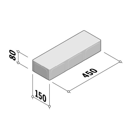 Blocks 150 | 150x450 | 80mm Thick