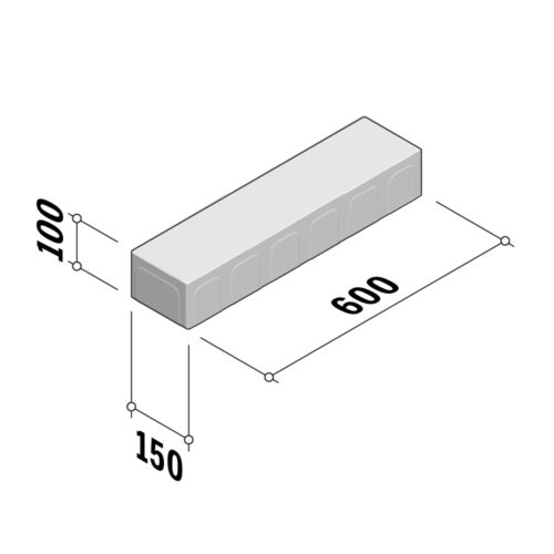 Blocks 150 | 150x600 | 100mm Thick