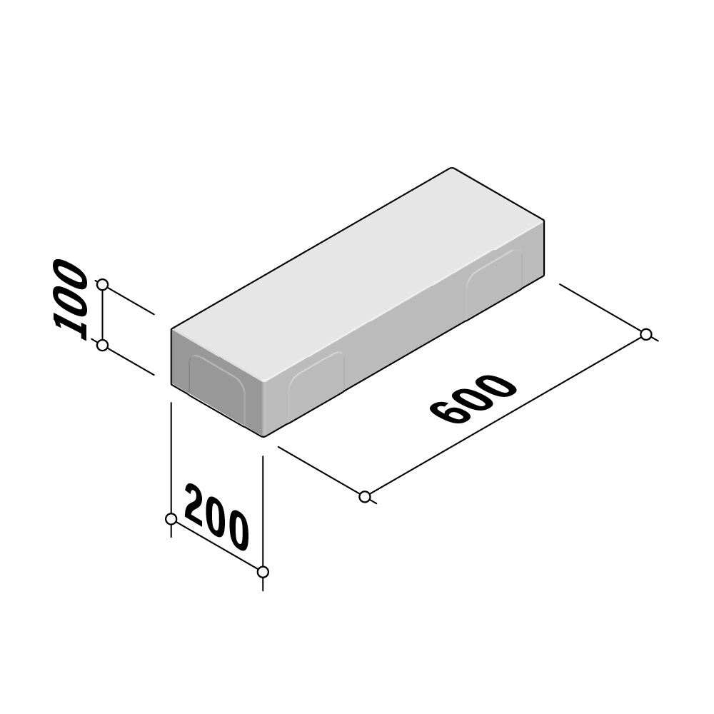 Blocks 200 | 200x600 | 100mm Thick