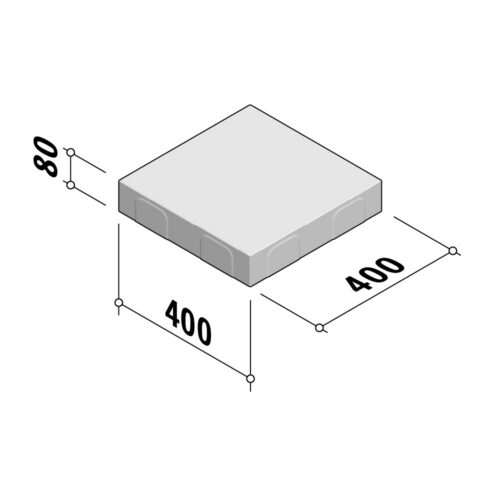 Blocks 200 | 400x400 | 80mm Thick