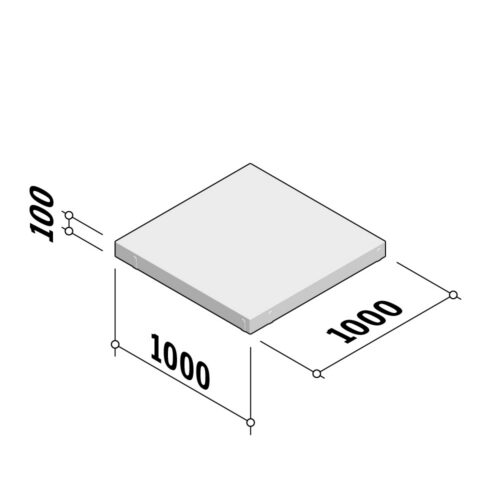Blocks 500 | 1000x1000 | 100mm Thick