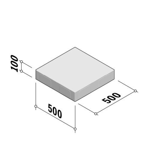 Blocks 500 | 500x500 | 100mm Thick