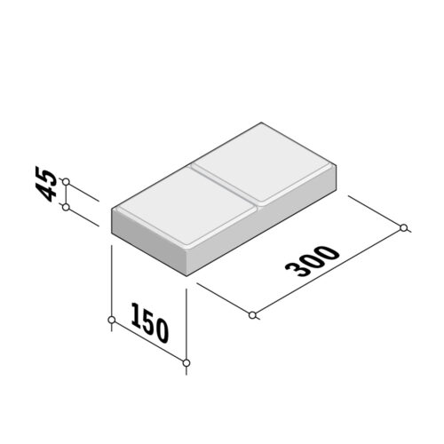 Flags 300 | Duo 150x300 | 45mm Thick