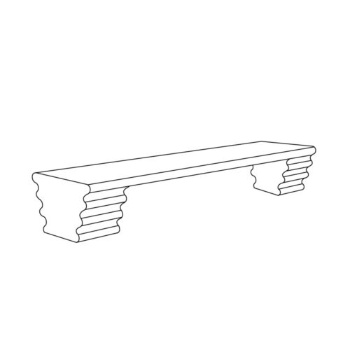 Hebi | Backless Bench | Flotante Straight