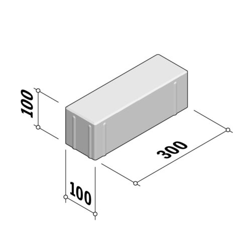 Hydro Lineo | 0 100x300 | 100mm Thick