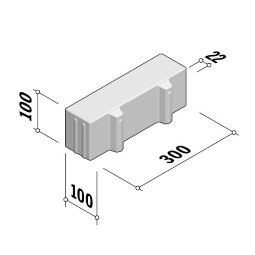 Hydro Lineo | 22 100x300 | 100mm Thick