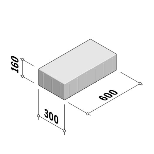 Hydro Lineo | XL 0 300x600 | 160mm Thick