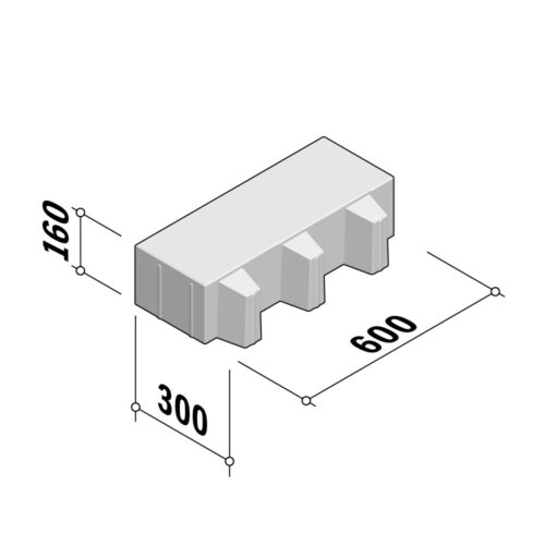 Hydro Lineo | XL 25 300x600 | 160mm Thick