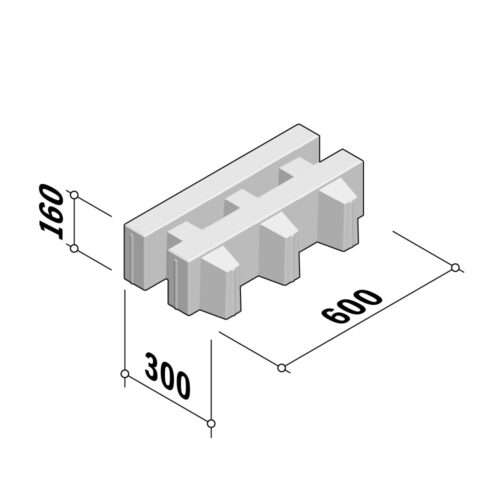 Hydro Lineo | XL 50 300x600 | 160mm Thick