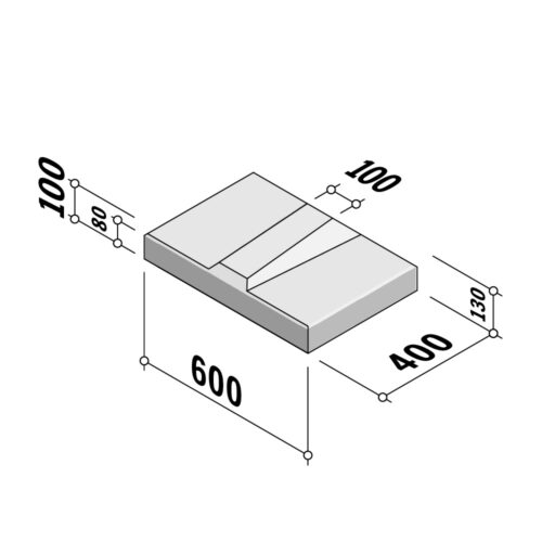 Traffic Safety Flags | Road Protection 400x600 | 80mm Thick
