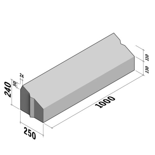 Access 250-130x240 | 250-130x240 | Straight | L-1000 | Splay | VB