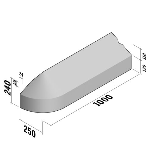Access 250-130x240 | 250-130x240 | End | L-1000 | Left | Splay | HD