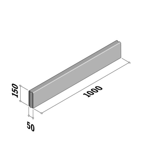 Boundary 50 | 50x150 | Straight | L-1000 | Flat | HD