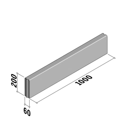 Boundary 60 | 60x200 | Straight | L-1000 | Flat | HD