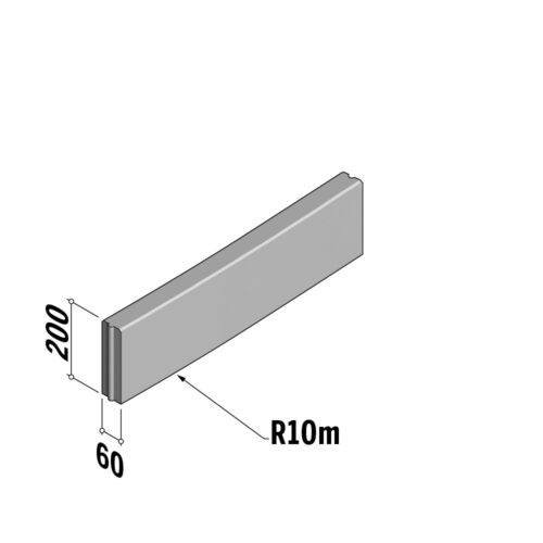 Boundary 60 | 60x200 | Radius | L-785 | External | 10m | Flat | HD