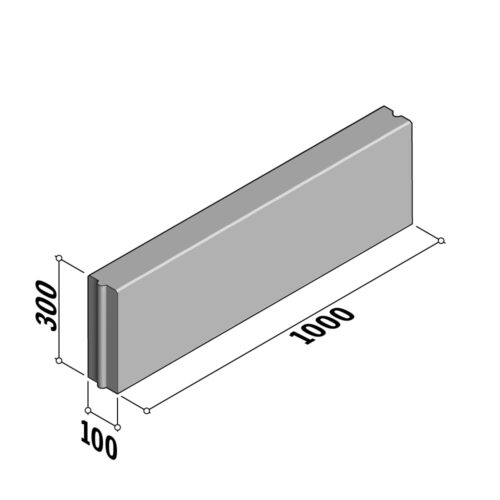 Boundary 100 HD | 100x300 HD | Straight | L-1000 | Flat | HD