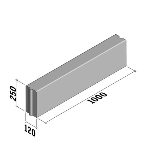 Boundary 120 | 120x250 | Straight | L-1000 | Flat | HD