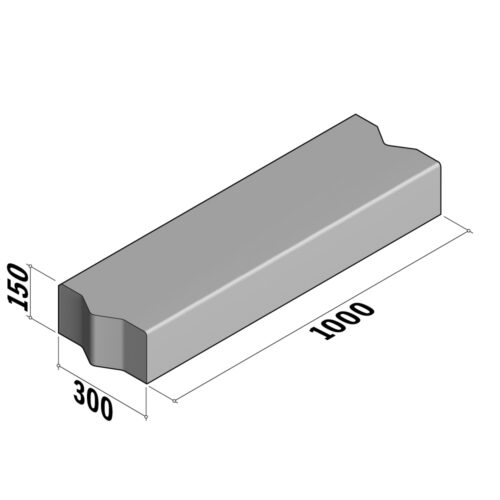 Boundary 300 | 300x150 | Straight | L-1000 | Flat | VB