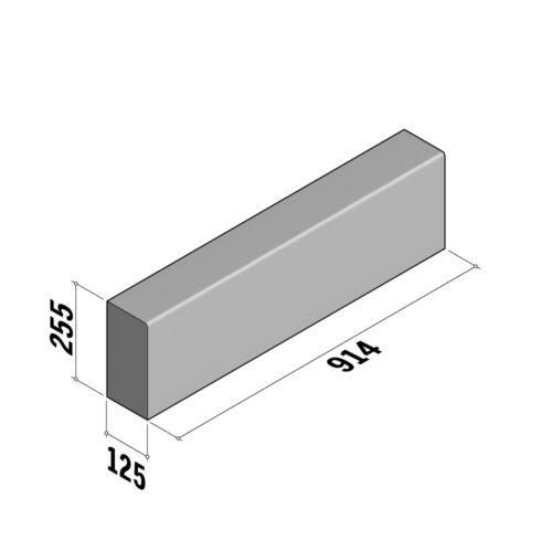 BN2 | Straight | 125x255xL914 | SQ