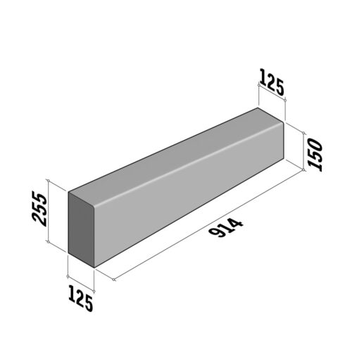 BN2 | Drop Transition | 125x255 to BN3 125x150xL914 | Left | SQ